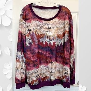 Long Sleeve Top Size 3X